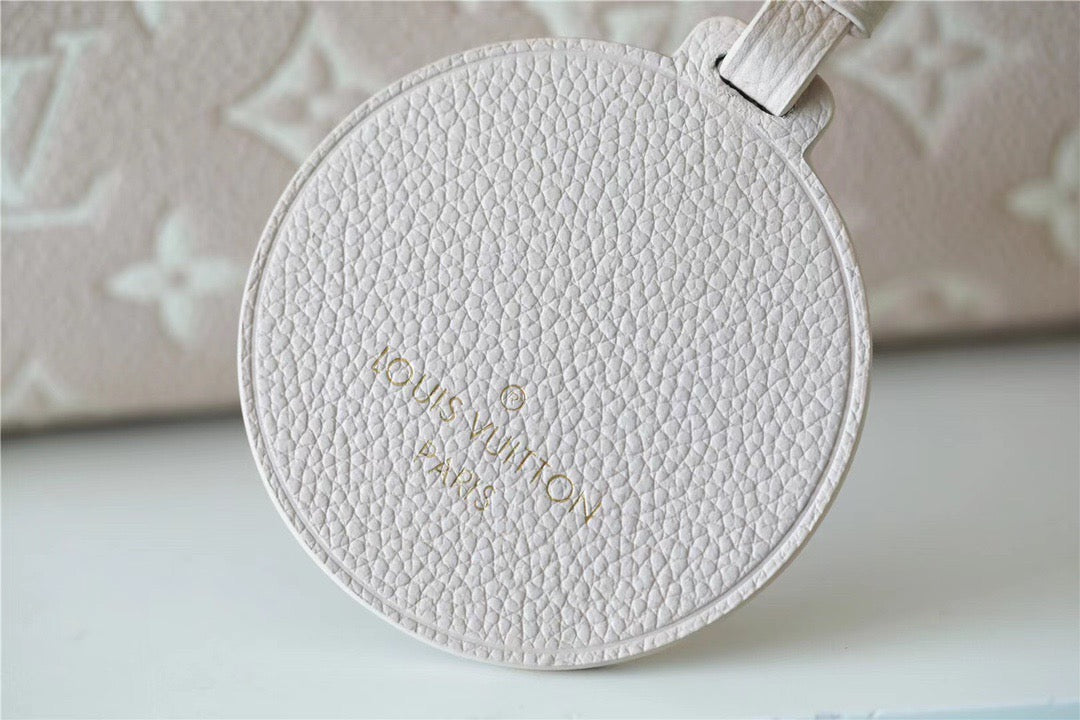 Top Quality Onthego MM Monogram Empreinte Beige/ Pink/ Yellow For Women,  Shoulder And Crossbody Bags 35cm/13.8in Top Quality M46128