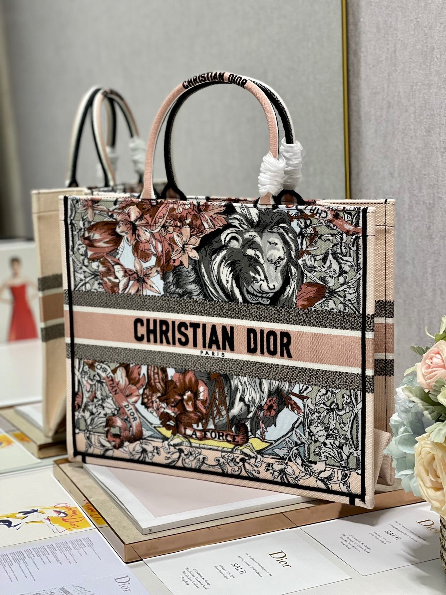 Top Quality Large Book Tote Multicolor, For Women, Womens Handbags 16.5in/42cm CD M1286ZFOR_M884
