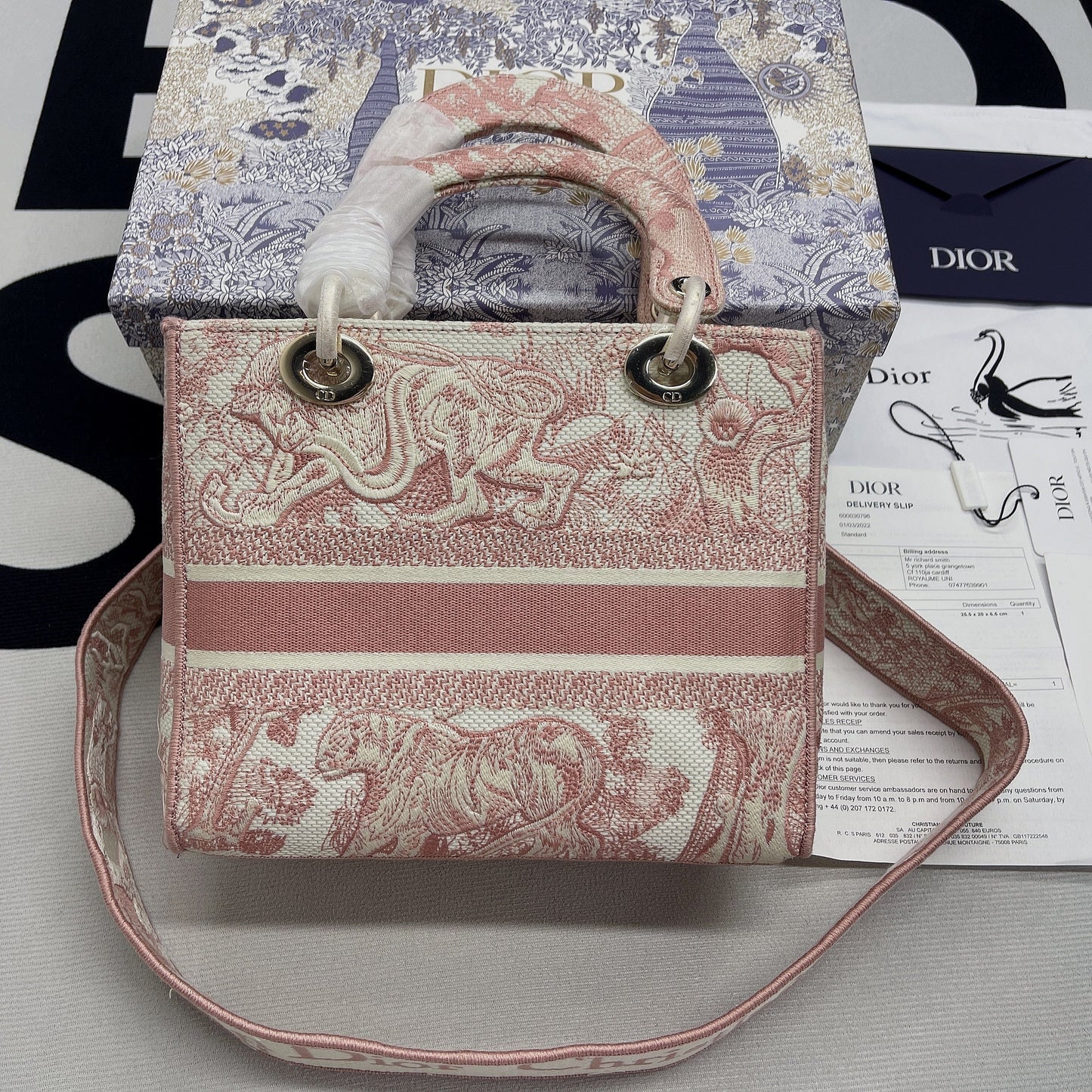 Top Quality MeTop Qualityum Lady D-Lite Bag Pink, For Women, Womens Handbags 24cm/9.5in CD M0565OTDT_M912