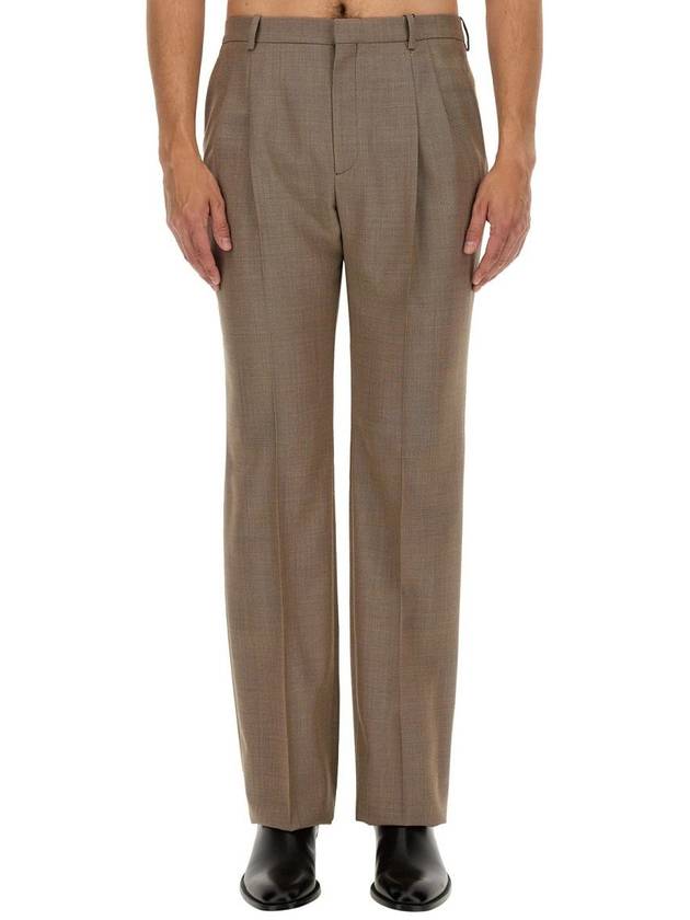 Luxury Saint Laurent Trending 2025 Straight Pants 780236 Y1I25 1506 NEUTRANS