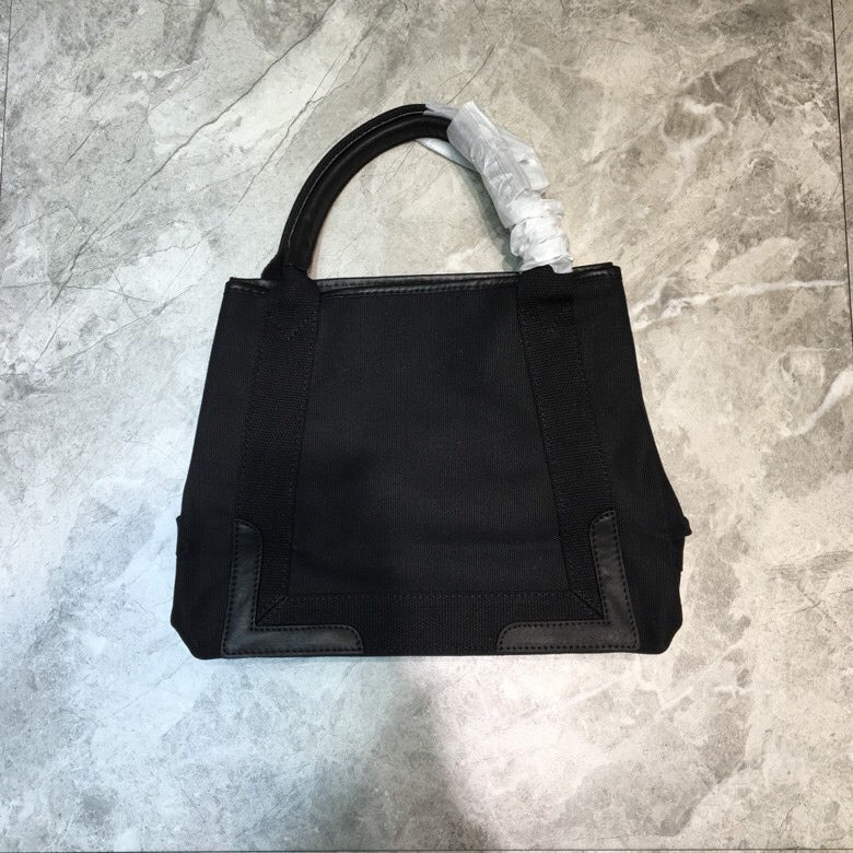 Top Quality Navy Small Cabas Tote Bag In Black, For Women,  Bags 18.5in/47cm 3399332HH3N1000