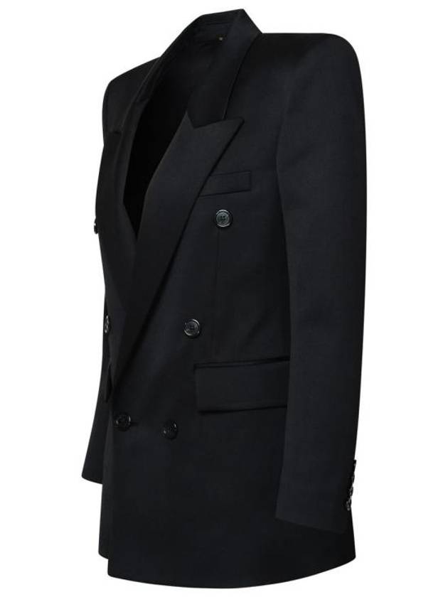 Luxury Saint Laurent Trending 2025 Double Breasted Blazer Jacket Black