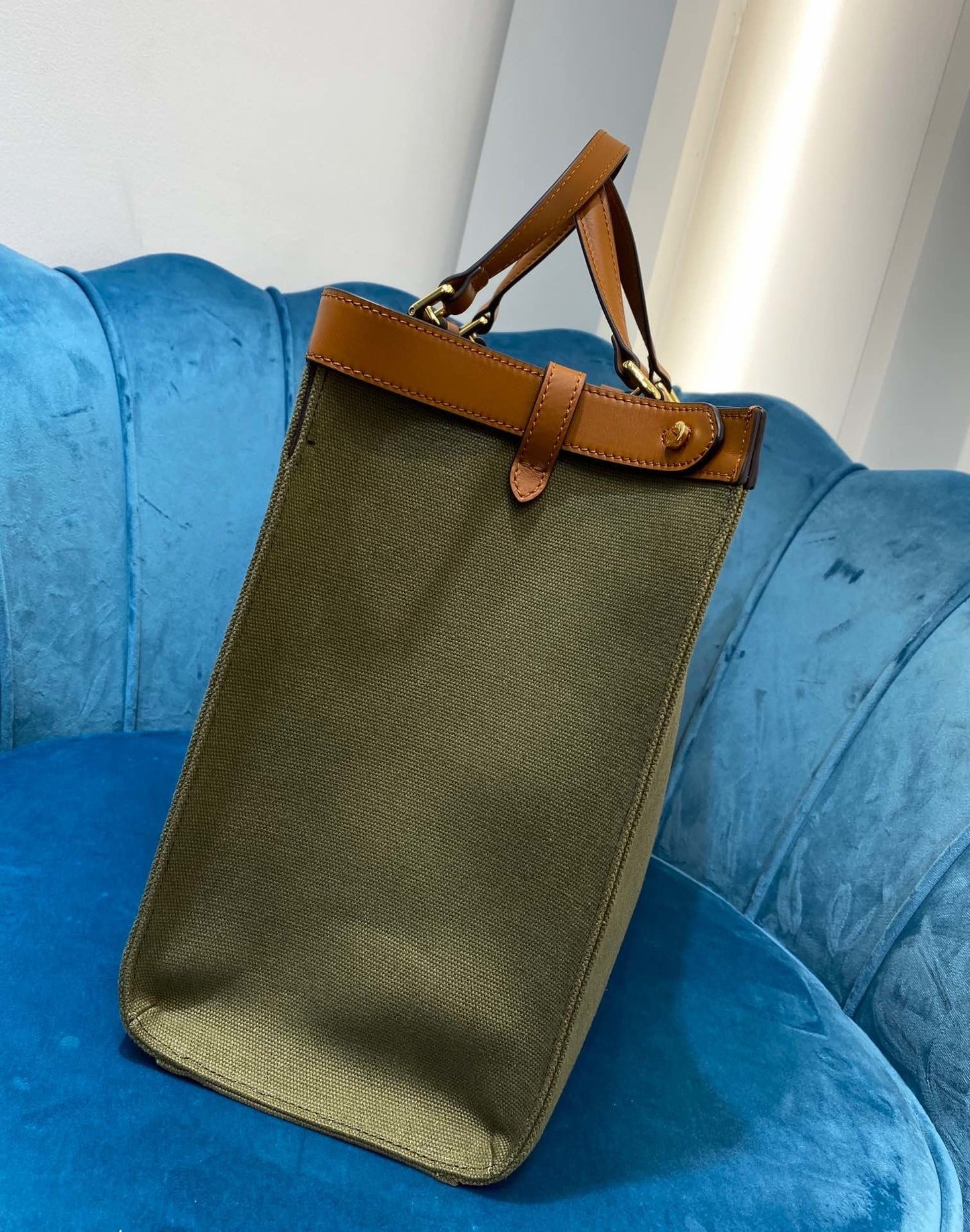 Top QualityTop Quality Peekaboo x Tote Bag Khaki For Women, Women’s Bags 15.7in/40cm FF 8BH374