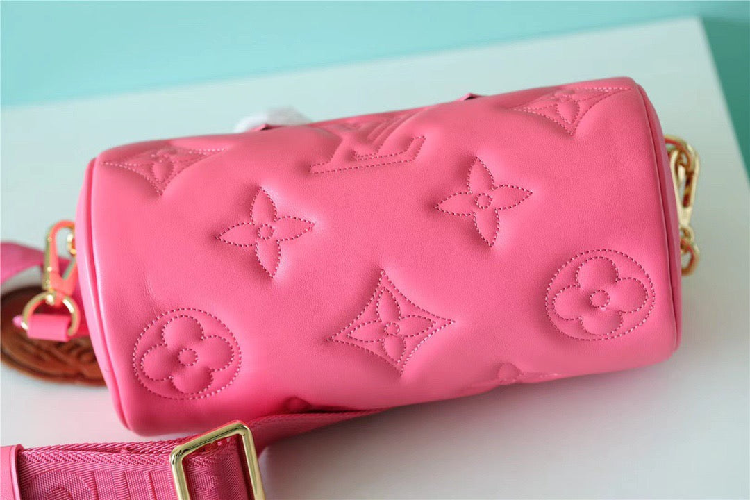 Top Quality Papillon BB Bag Classic Monogram For Women 20cm Dragon Fruit Pink Top Quality M59826