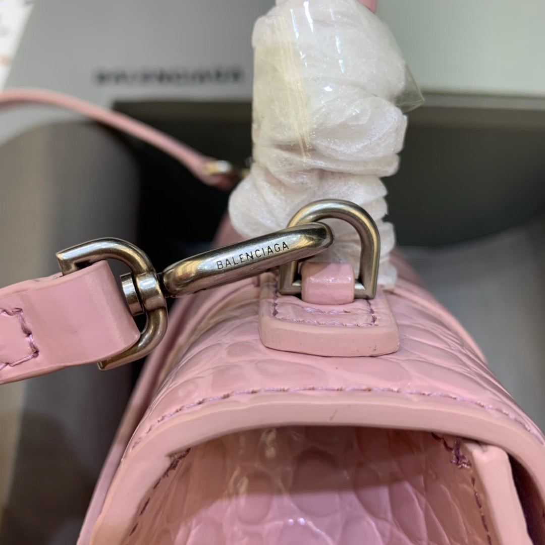 Top Quality Hourglass Small Handbag In Pink, For Women,  Bags 9in/23cm 5935461LR6Y5906