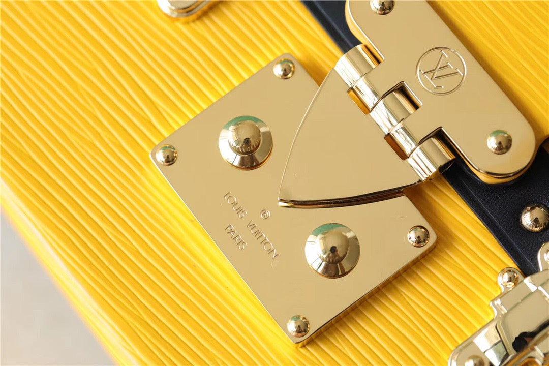 Top Quality Petite Malle Epi Yellow For Women,  Shoulder And Crossbody Bags 7.9in/20cm Top Quality 