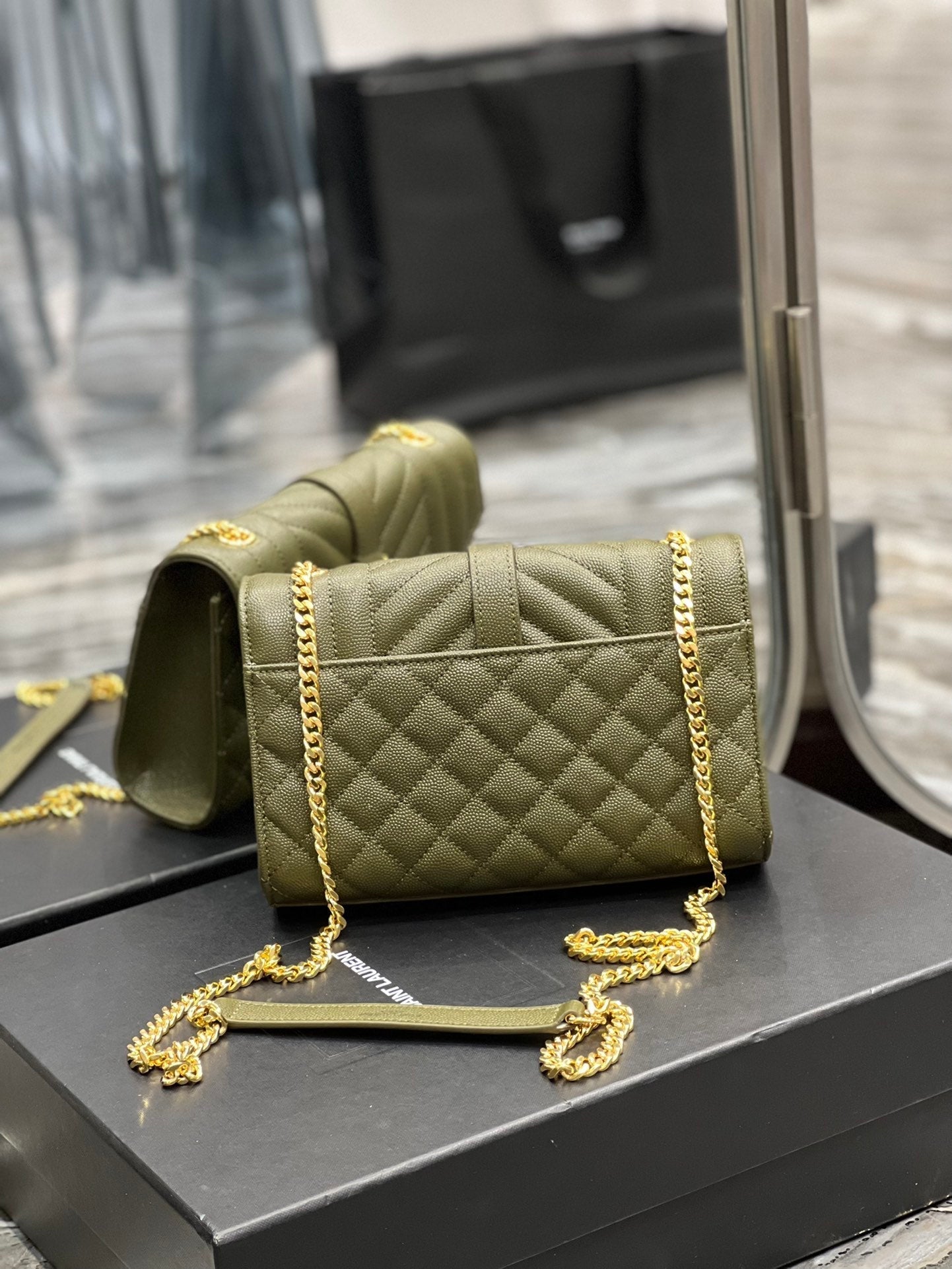 YSSL Small Bag In Mix Matelasse For Women 8in/21cm YSL