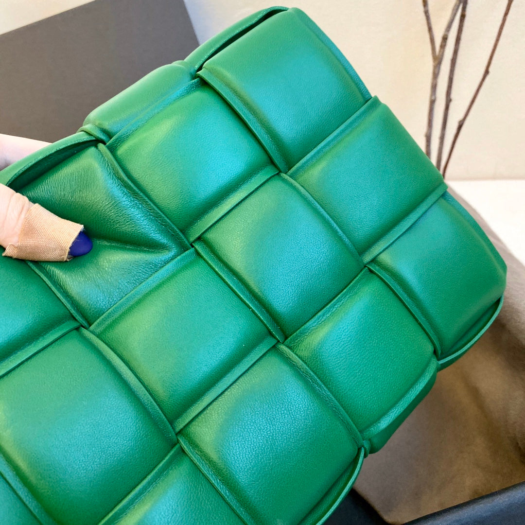 Top Quality Padded Cassette Bag For Women 10.2in/26cm In Green