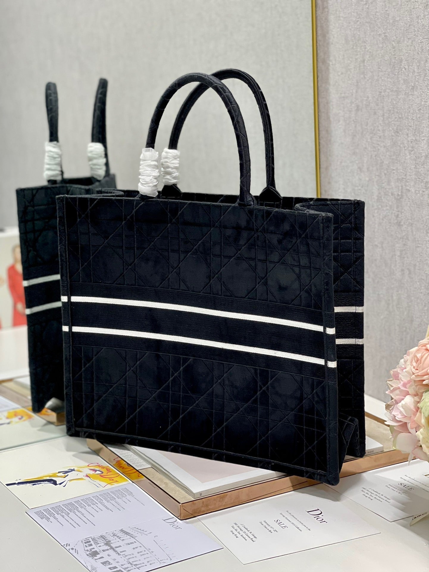Top Quality Large Book Tote Black, For Women, Womens Handbags 16.5in/42cm CD