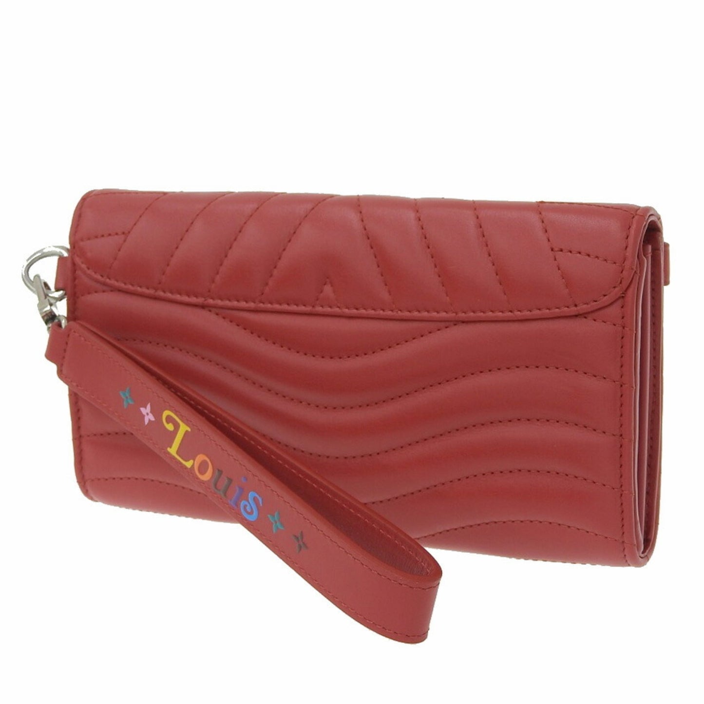 Louis Vuitton  Leather Long Wallet (Bi-Fold)