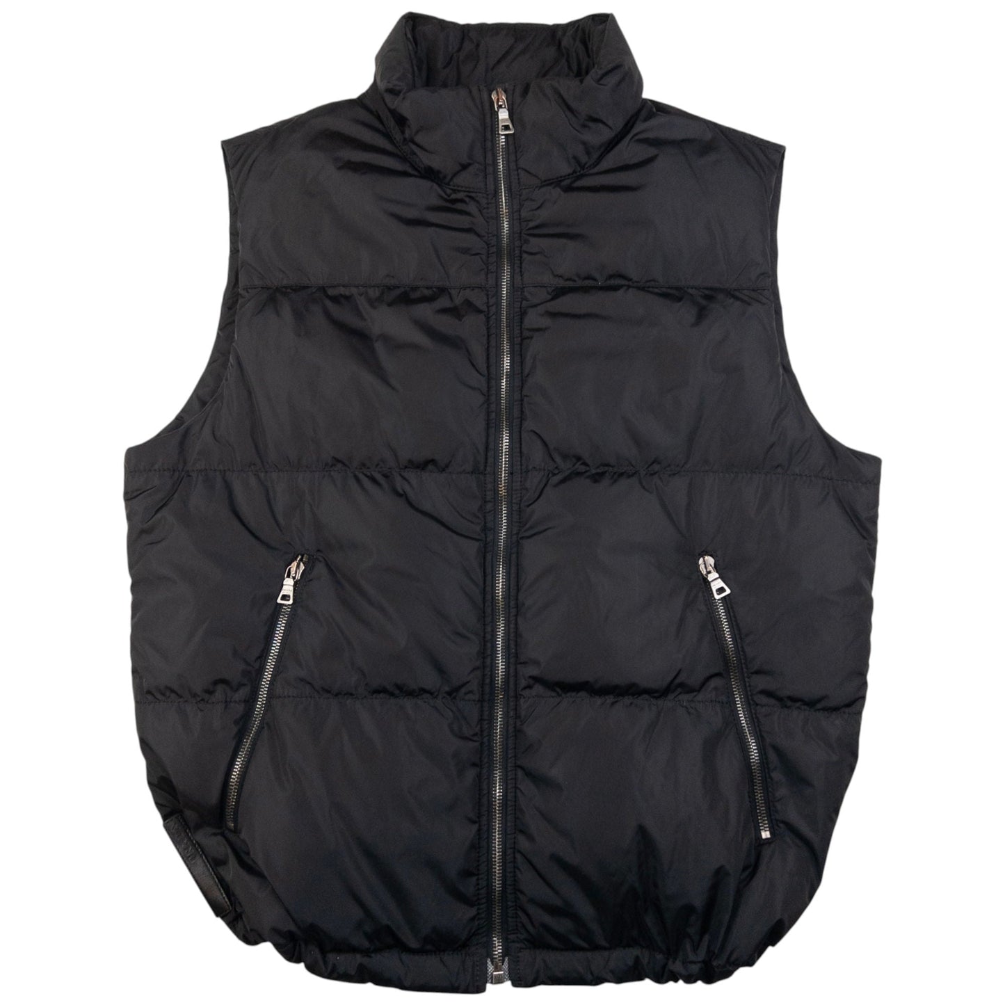 Prada Sport Zip Up Puffer Gilet Size S