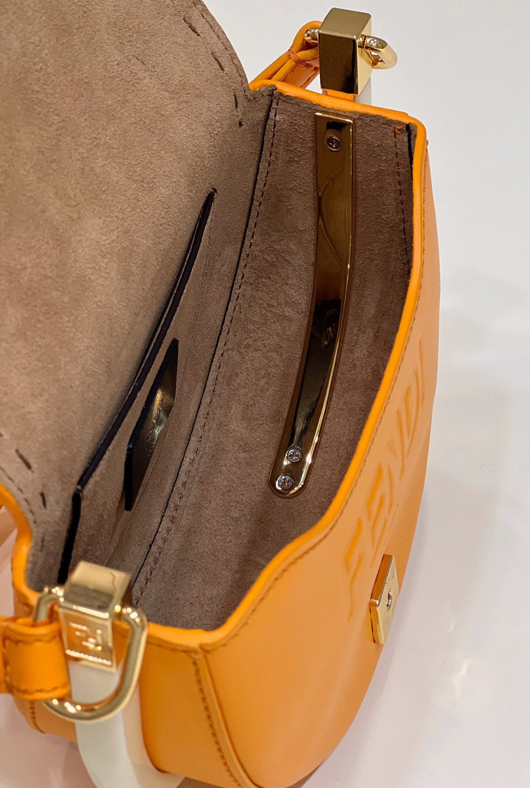 Top QualityTop Quality Moonlight Saddle Orange Bag For Woman 19cm/7.5in