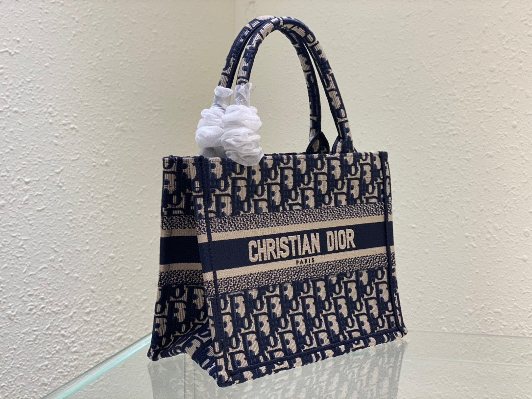 Top Quality Small Book Tote Blue, For Women, Womens Handbags 26.5cm/10.5in CD M1265ZRIW_M928