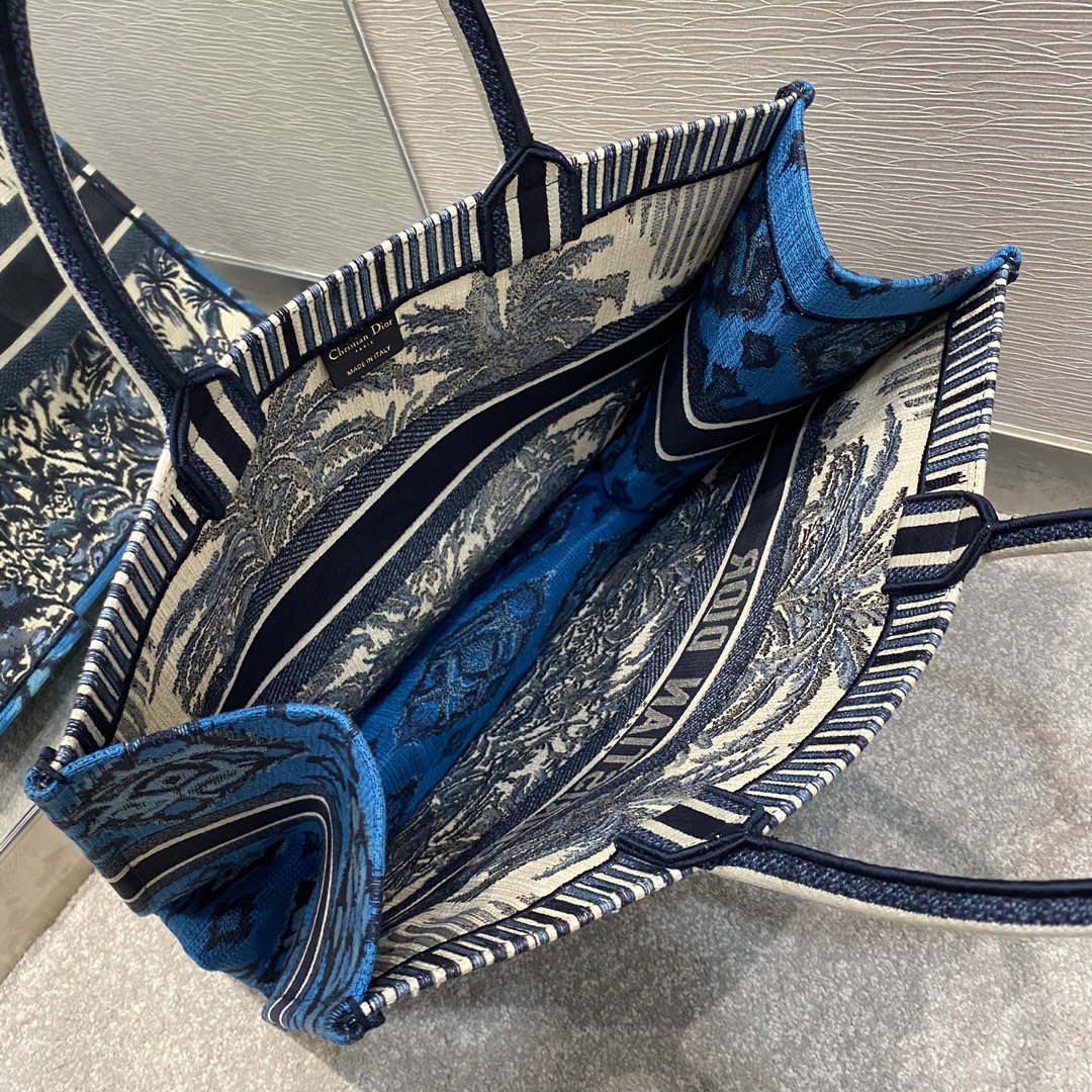 Top Quality Large Book Tote Blue For Women 16.5in/42cm CD M1286ZRIW