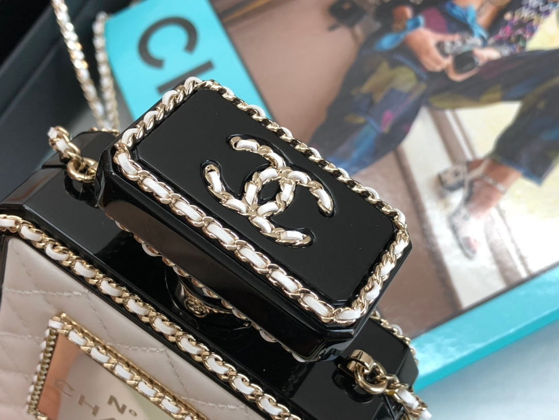 CHL Evening Bag Black and White For Women 6in/16cm AS3263 B08048 NI121