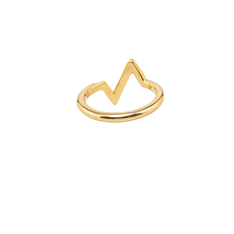 Louis Vuitton LV Volt Up Side Down Ring #54 Q9Q32H K18YG Yellow G  Louis Vuitton