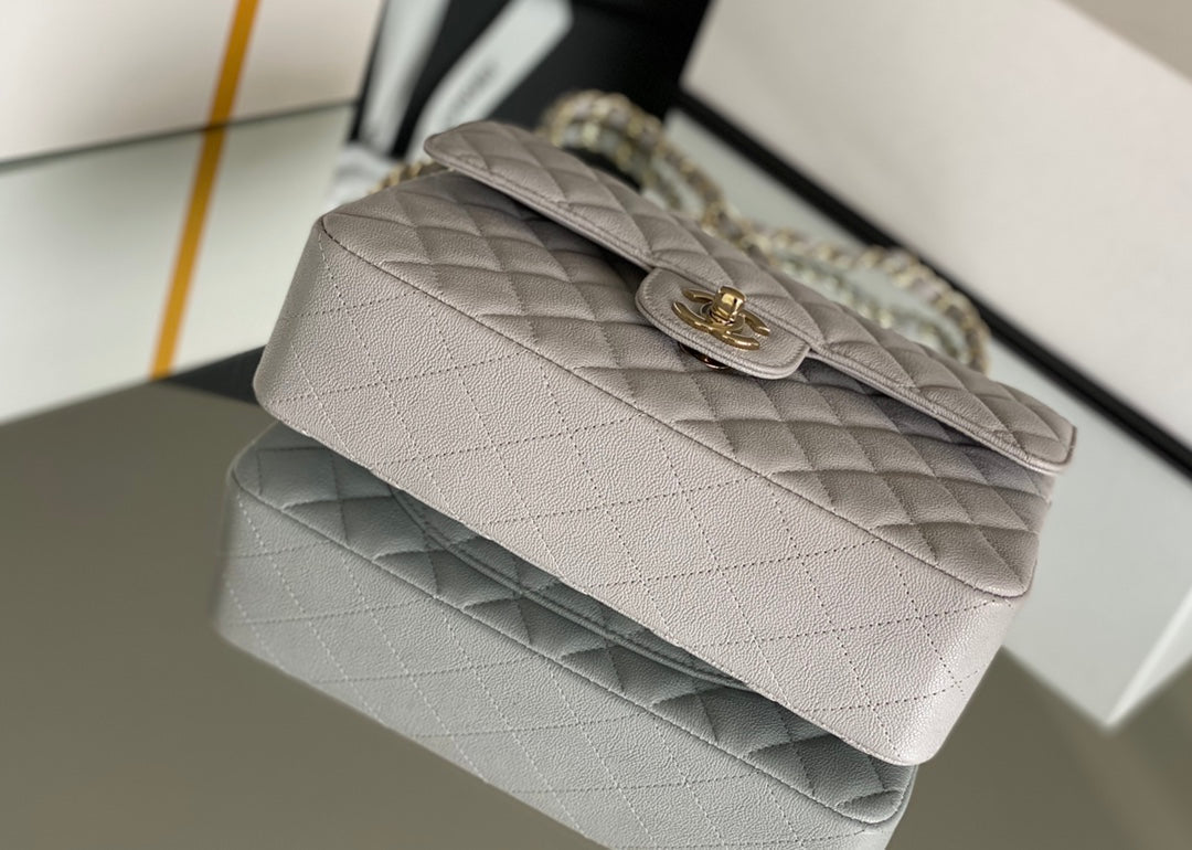 CHL Classic Handbag 26cm Grey For Women A01112
