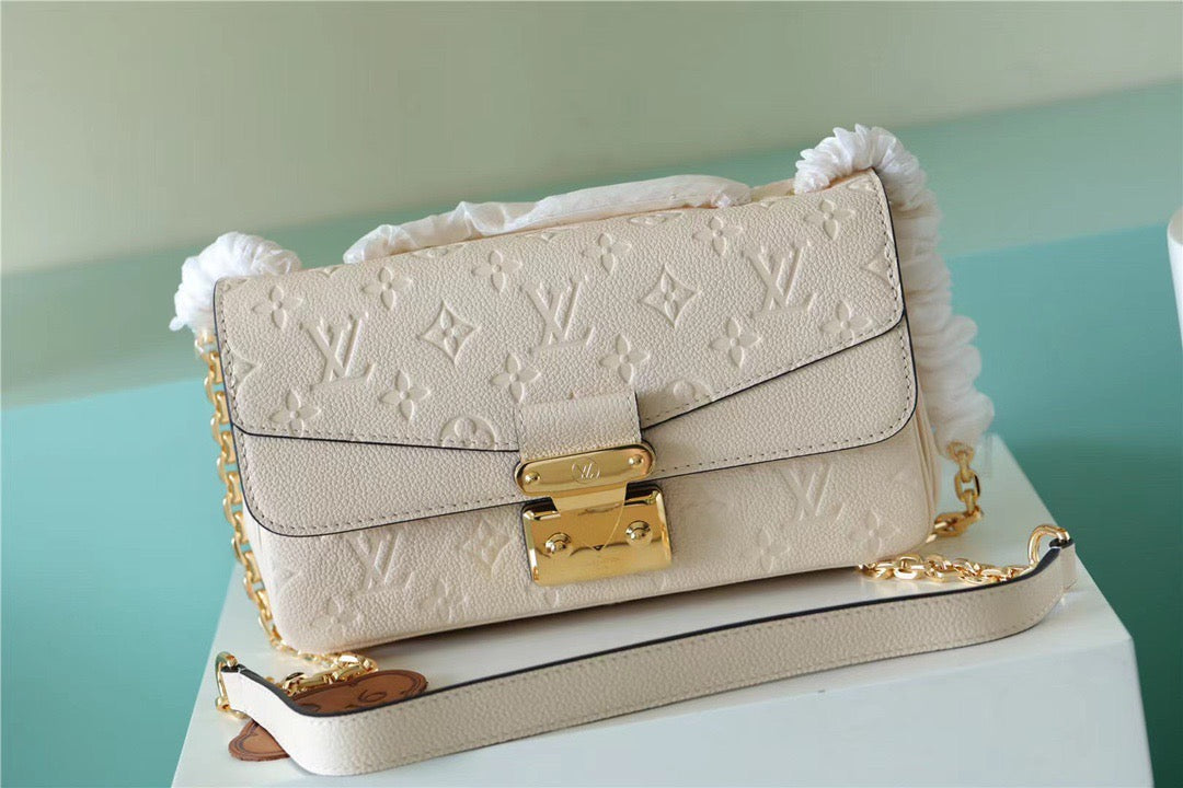 Top Quality Marceau Monogram Empreinte Cream Beige For Women,  Shoulder And Crossbody Bags 9.6in/29.5cm Top Quality M46201