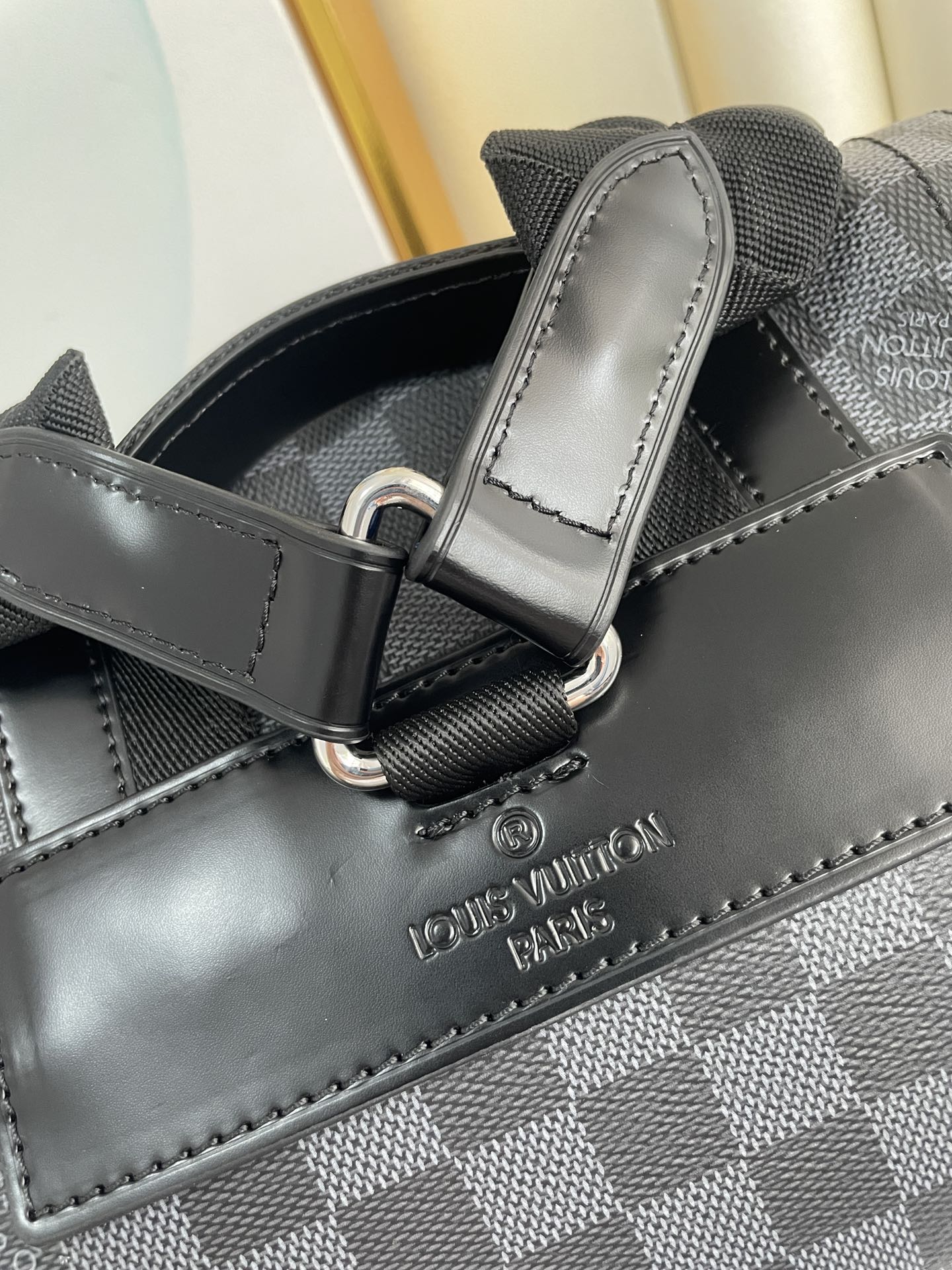 Top Quality Christopher PM Damier Graphite For Men, Bags, Backpack 17.3in/44cm Top Quality N41379