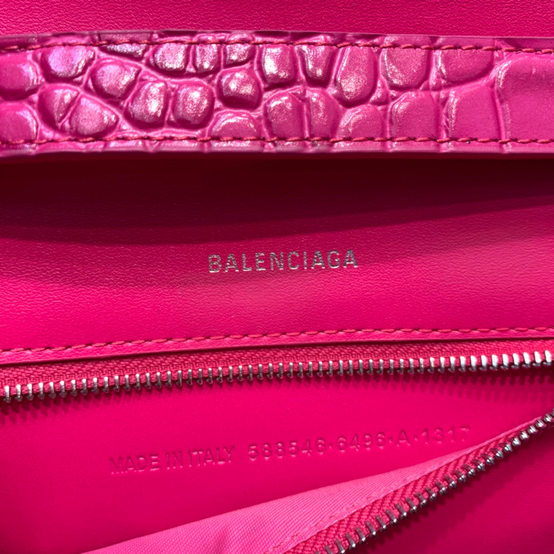 Top Quality Hourglass Handbag In Dark Pink, For Women,  Bags 9.8in/25cm
