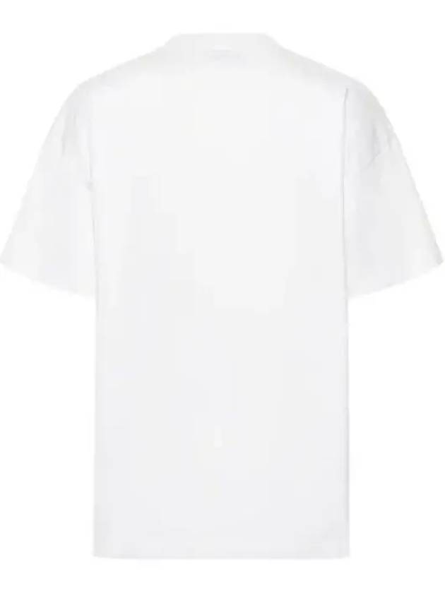 Luxury Balenciaga Trending 2025 Embroided Logo Short Sleeve T-Shirt White