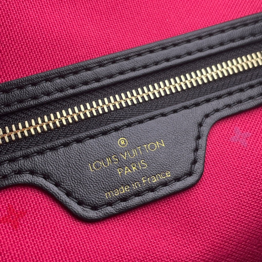 Top Quality Neverfull MM Tote Bag Monogram Canvas Midnight Fuchsia For Women,  Shoulder Bags 12.2in/31cm Top Quality M20511