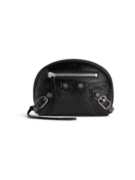 Luxury Balenciaga Trending 2025 Le Cagole Small Cosmetic Pouch Bag Black