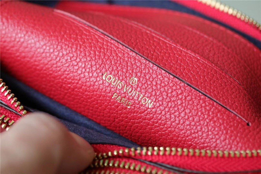 Top Quality Double Zip Pochette Monogram Empreinte Red For Women,  Shoulder and Crossbody Bags 7.9in/20cm Top Quality