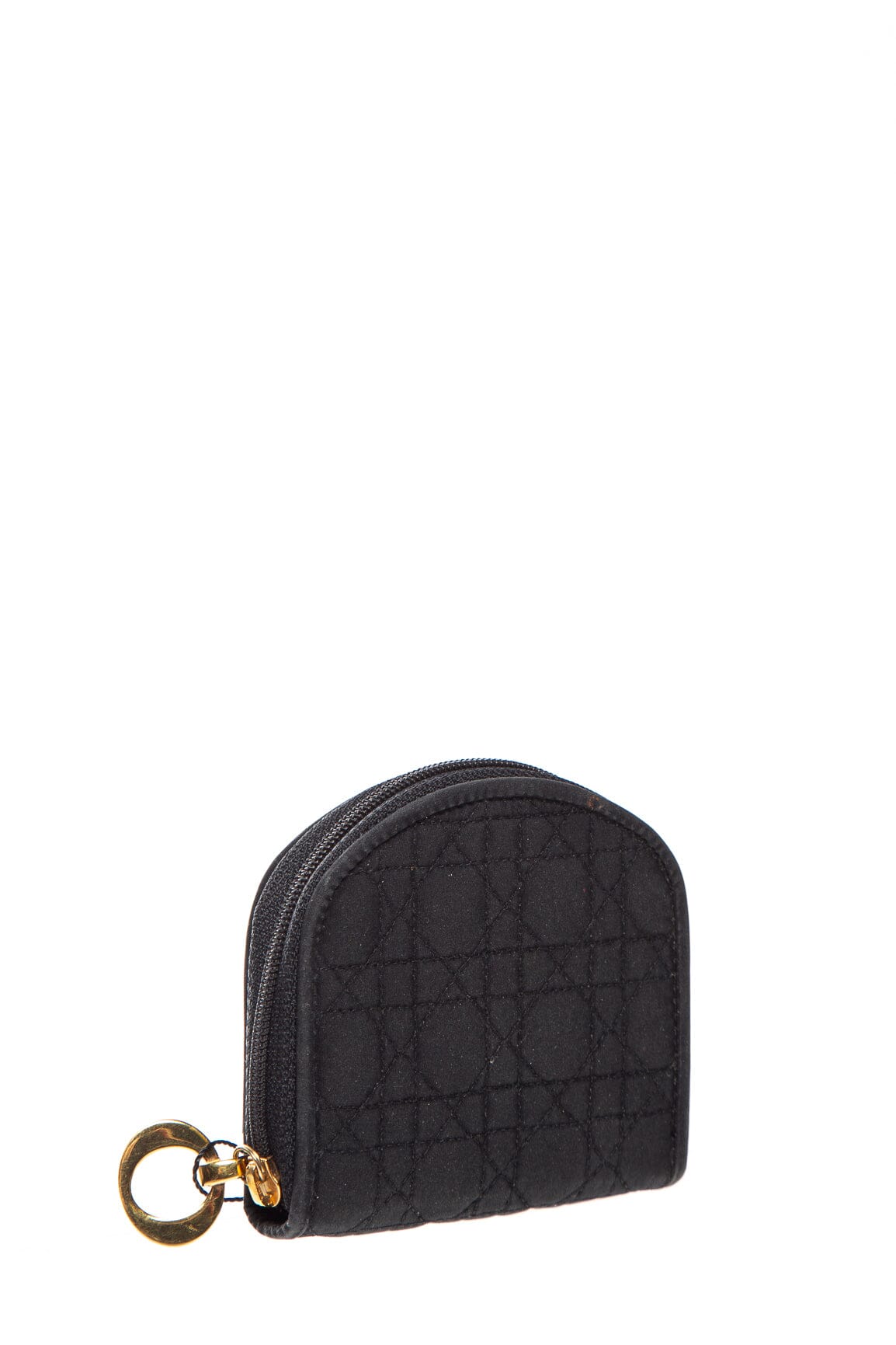 Christian Dior Black Quilted Coin Purse/Pouch