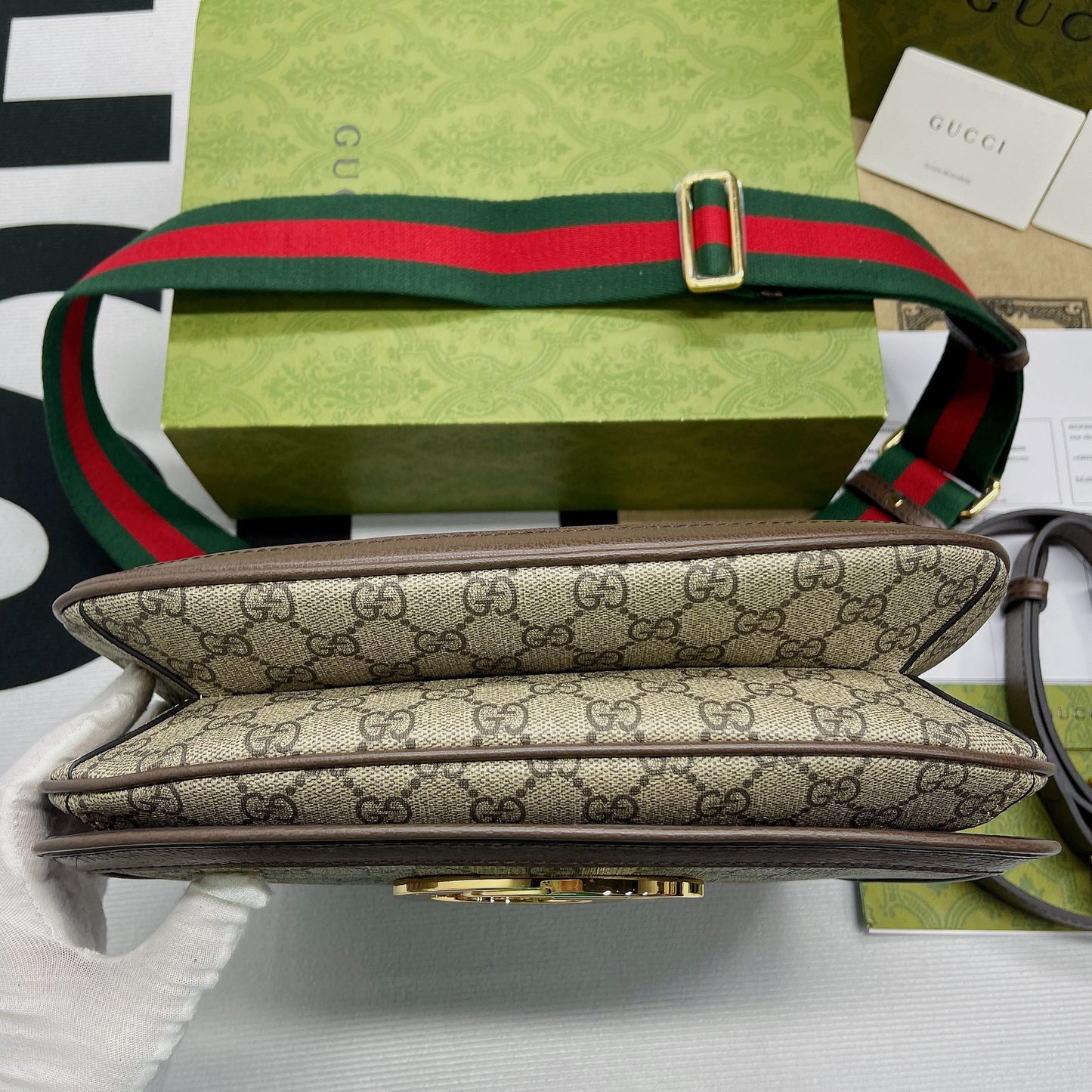 gg Blondie Medium Shoulder Bag Beige For Women, Women’s Bags 11in/29cm gg ‎699210 96IWG 8745