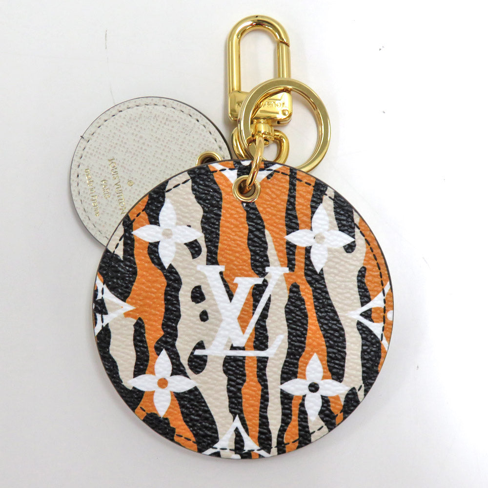 Louis Vuitton M68470 Giant Monogram Jungle Ivory Brown Black Zebra Cloth Bagg Chamber Key Her Keyling Small  Mens