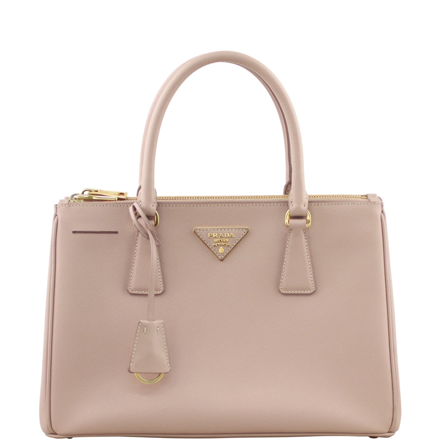 Prada Saffiano Lux Galleria Double Zip Tote Small