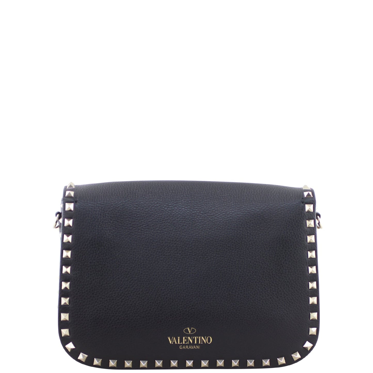 Valentino Rockstud Grainy Calfskin Crossbody