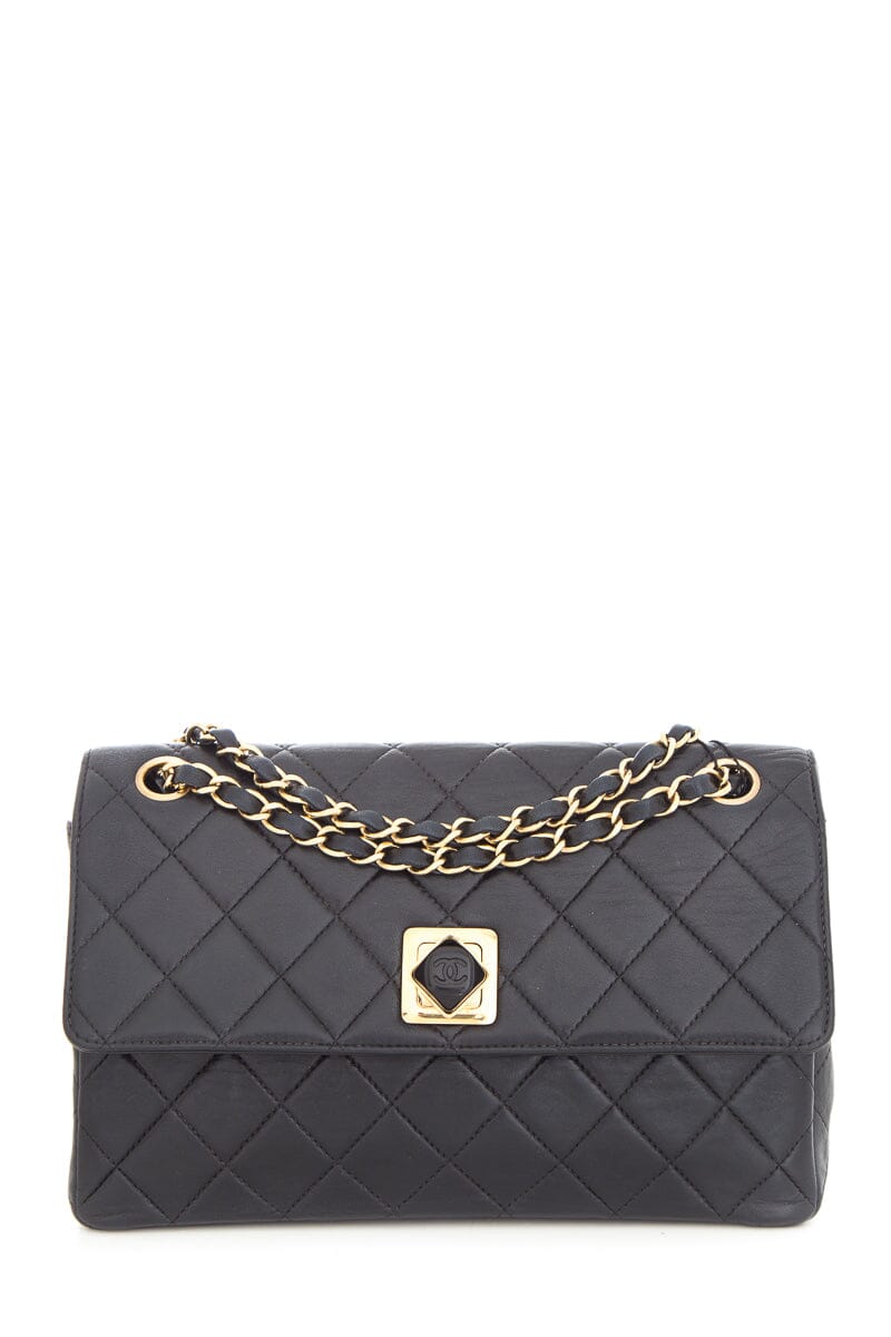 Chanel   1999 Black Quilted Lambskin Flapbag Handbag