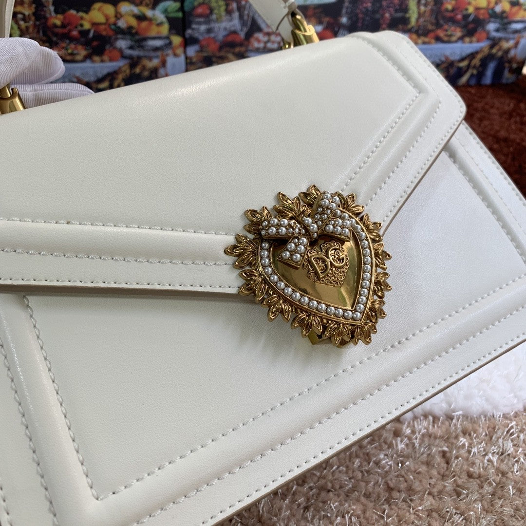 Top Quality MeTop Qualityum Devotion Bag White For Women 9.4in/24cm Top Quality