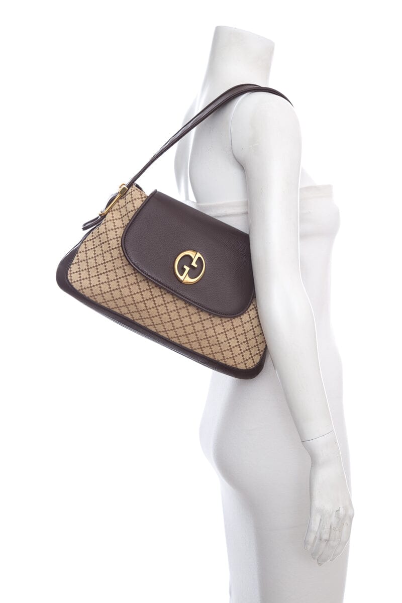 Gucci   Brown Damen Canvas Handbag