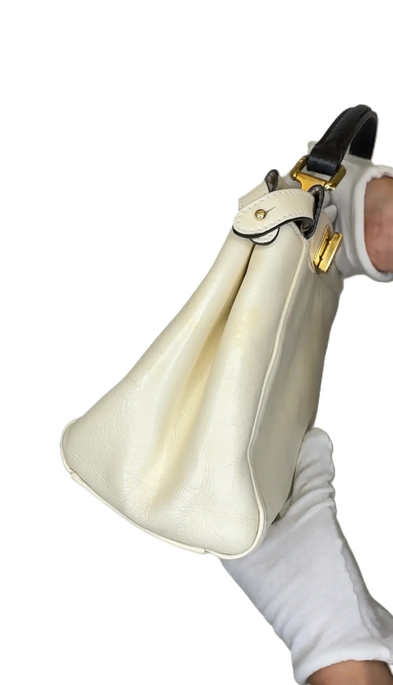 Fendi Peekaboo Iconic Mini in White B20-66