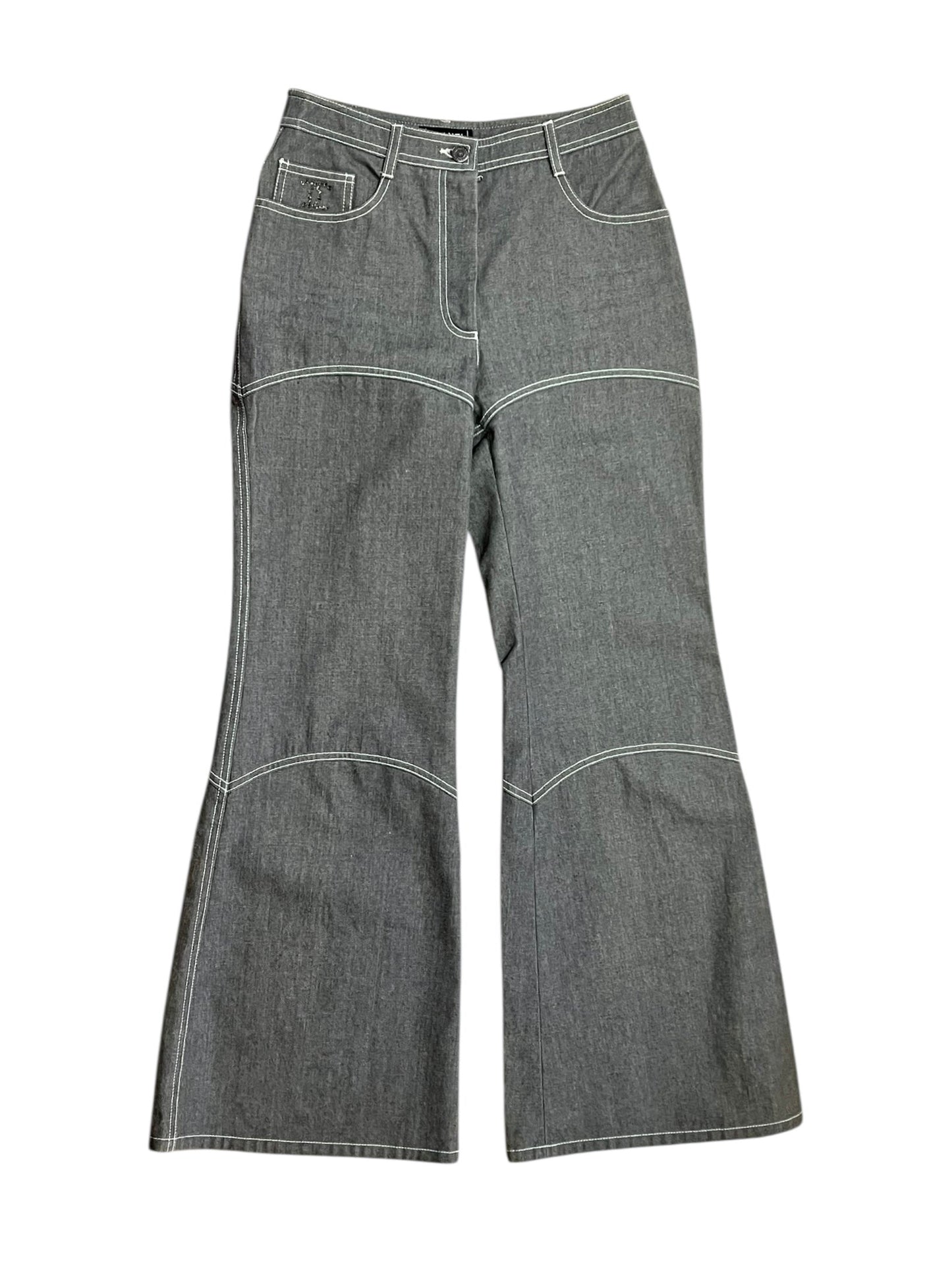 Chanel Flare CC Jeans
