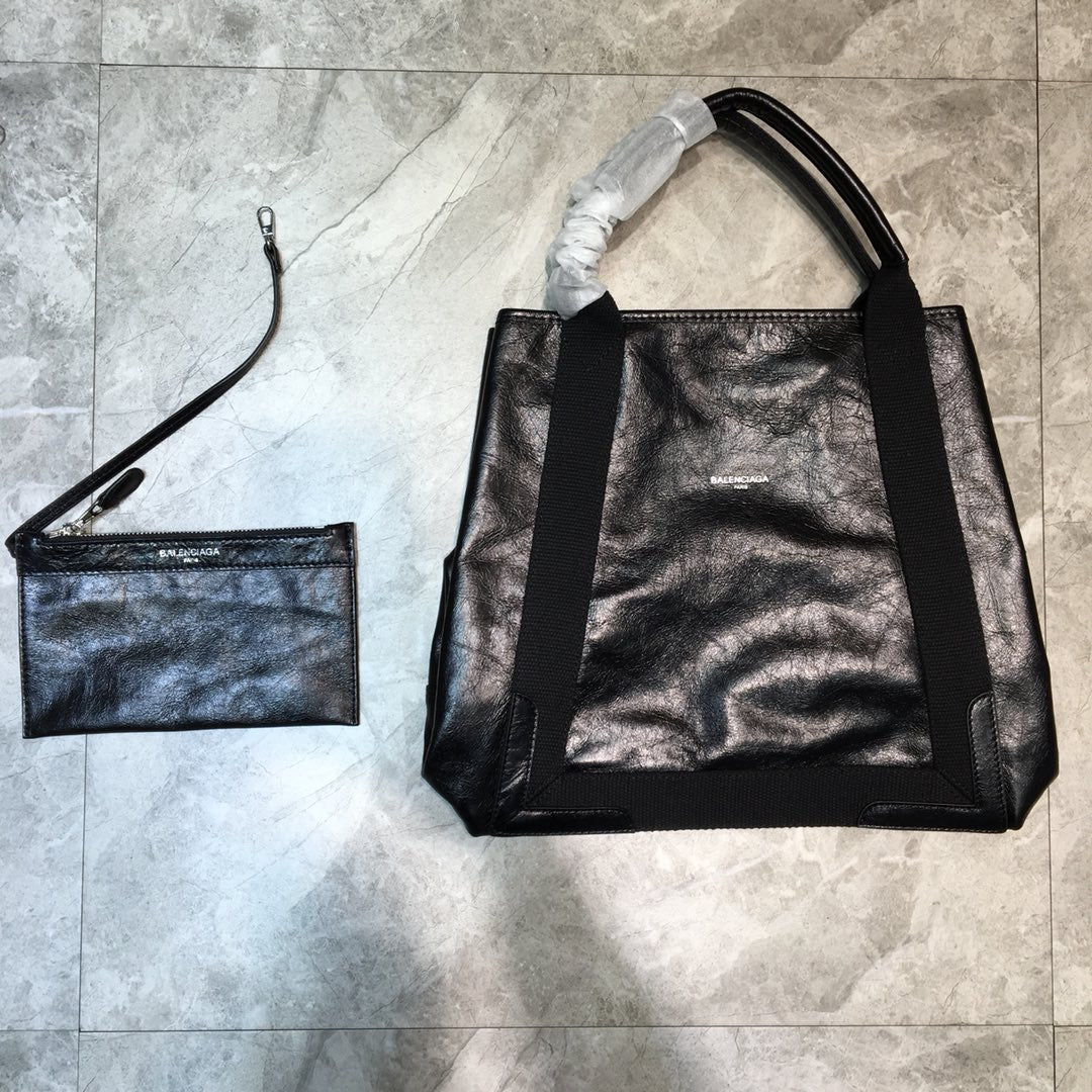 Top Quality Navy MeTop Qualityum Cabas Tote Bag In Black, For Women,  Bags 14.1in/36cm