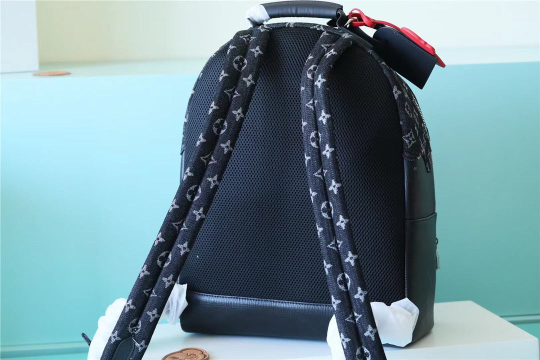 Top Quality Multipocket Backpack Monogram Drip Black By Nigo For Men, Bags 40cm Top Quality M45973
