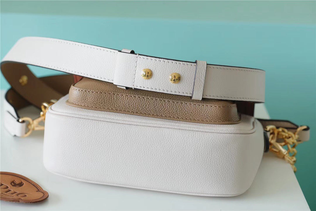 Top Quality Lockme Tender White For Women, Womens Handbags, Shoulder And Crossbody Bags 7.5in/19cm Top Quality