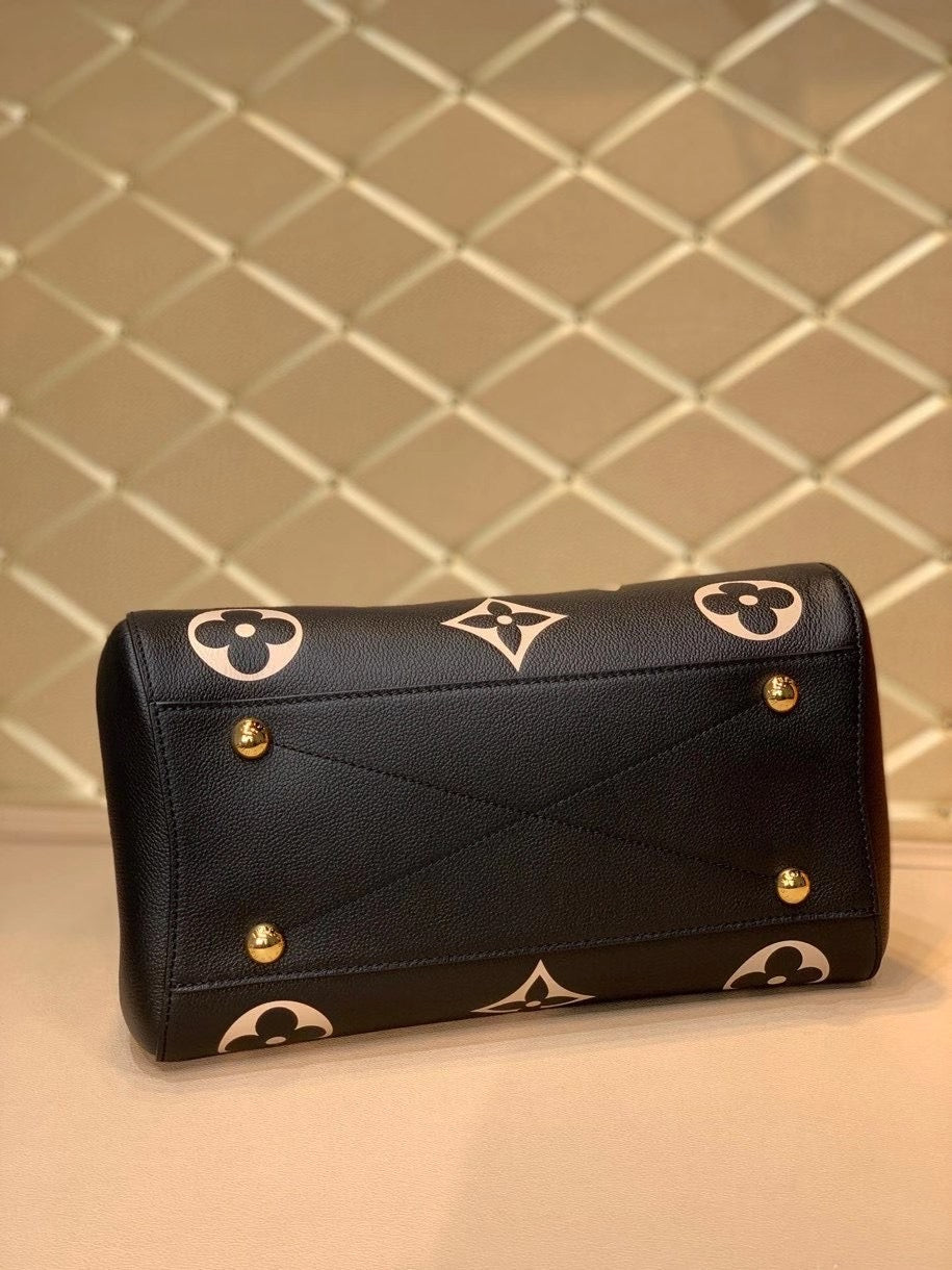 Top Quality Montaigne MM Monogram Empreinte Black/Beige For Women,  Shoulder And Crossbody Bags 13in/33cm Top Quality M41048