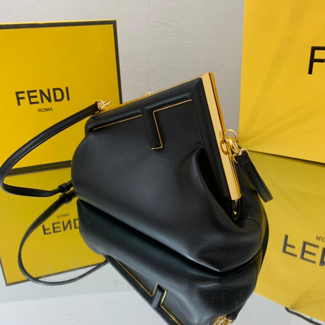 FI First Small Black For Women, HandBags, Shoulder And Crossbody Bags 10.2in/26cm FF 8BP129ATop QualityEF0KUR