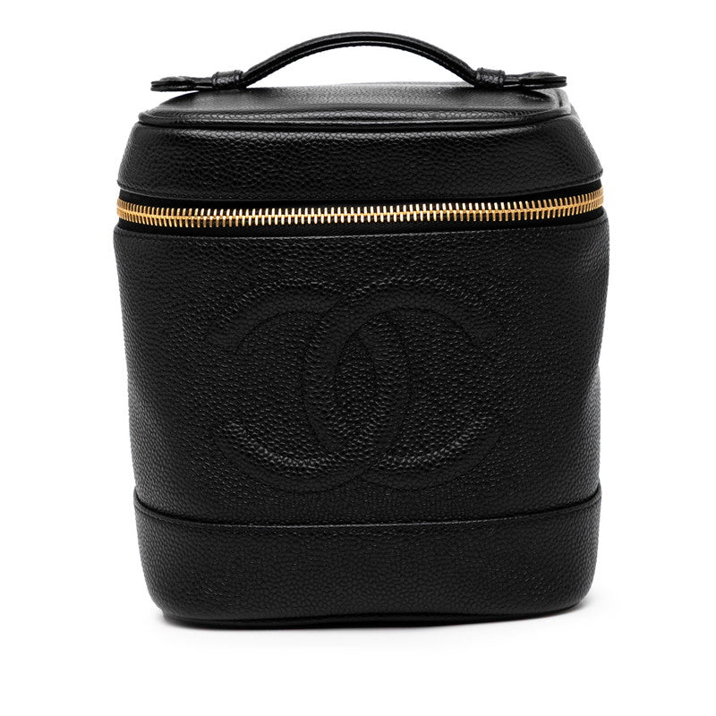 Chanel Coco Mark Caviar Vanity Bag