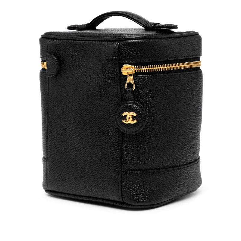 Chanel Coco Mark Caviar Vanity Bag