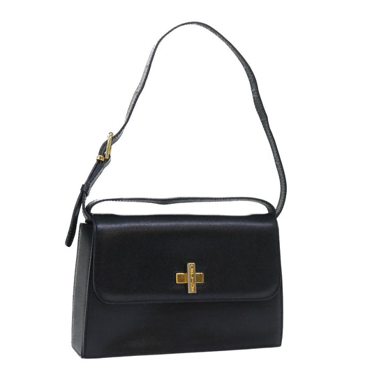 Luxury CELINE Shoulder Bag Leather Black Terre Domble  ep1625