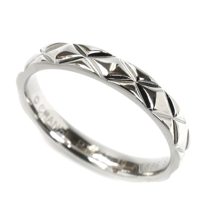 Chanel Matelassé Pt950 Platinum Ring