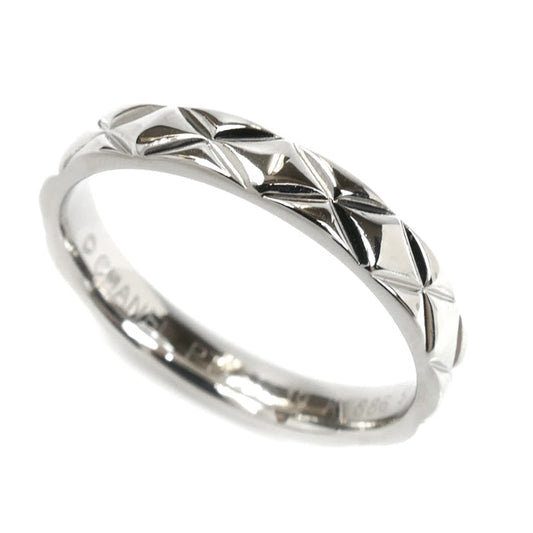 Chanel Matelassé Pt950 Platinum Ring