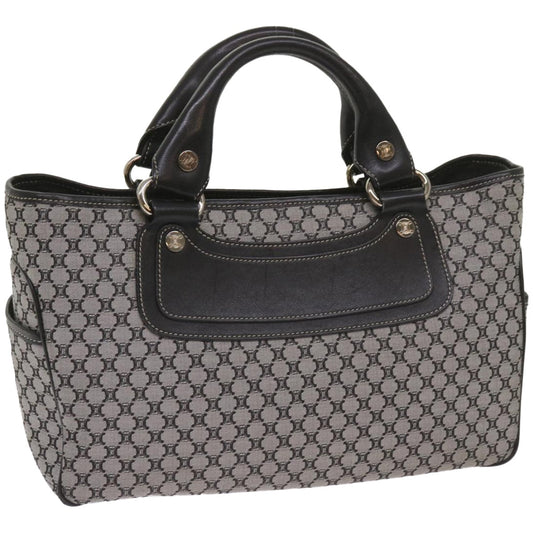 Luxury CELINE Macadam Canvas Hand Bag Gray  ep3314