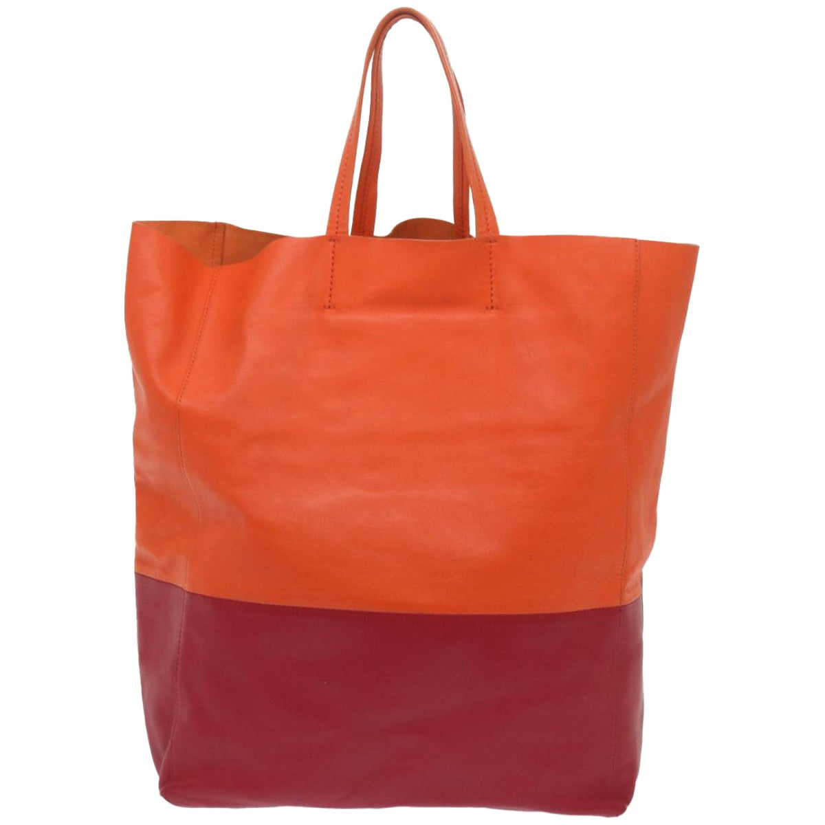 Luxury CELINE Hand Bag Leather Orange  ep3321
